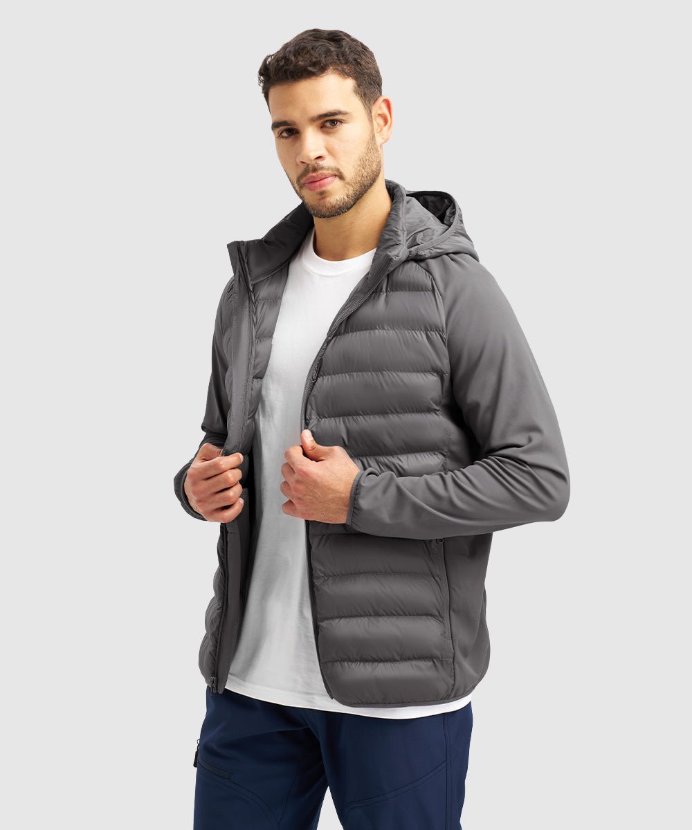 Men's Versatile Water - Repellent Hooded Puffer Coat - TBMPOY