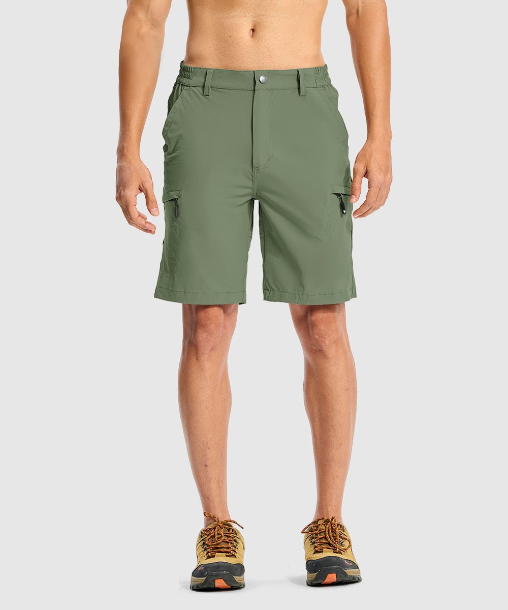 Men's Stretchy Quick Dry Cargo Hiking Shorts - TBMPOY