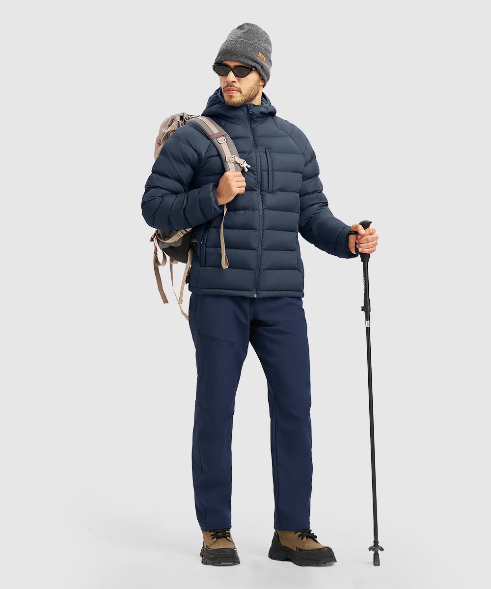 Men's Outdoor Insulated Puffer - Filled Jacket - TBMPOY