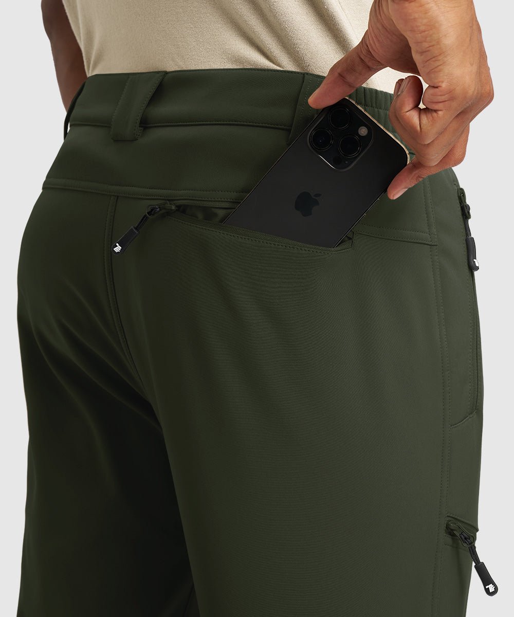 Men's Durable Fleece - Stretch Outdoor Hiking Pants - TBMPOY