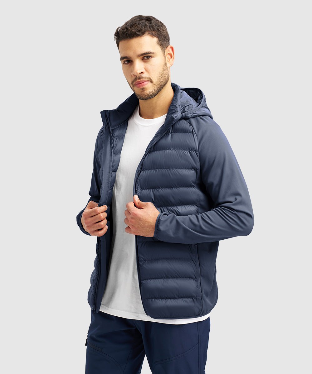 Men's Versatile Water - Repellent Hooded Puffer Coat - TBMPOY