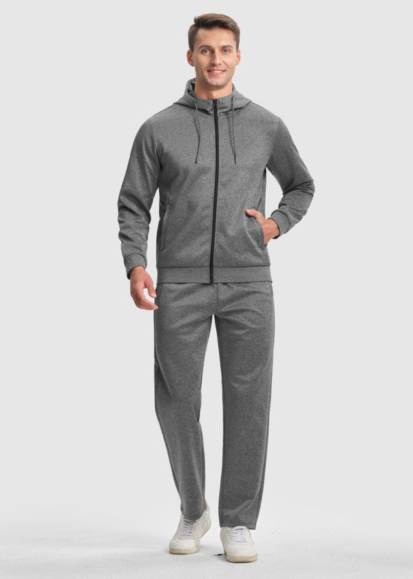 Men's Performance Full Zip Lounge Sets - TBMPOY