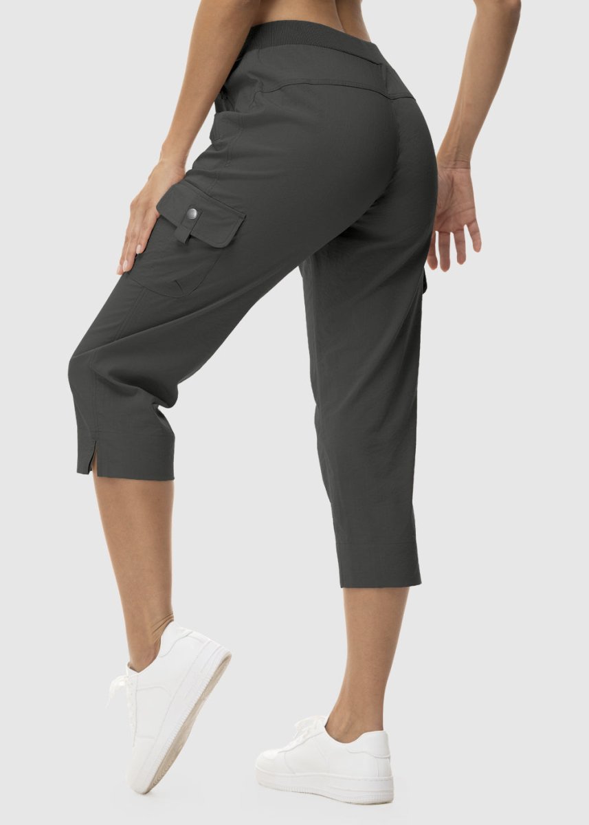 Women's Outdoor Athletic Travel Casual Cropped Pants - TBMPOY