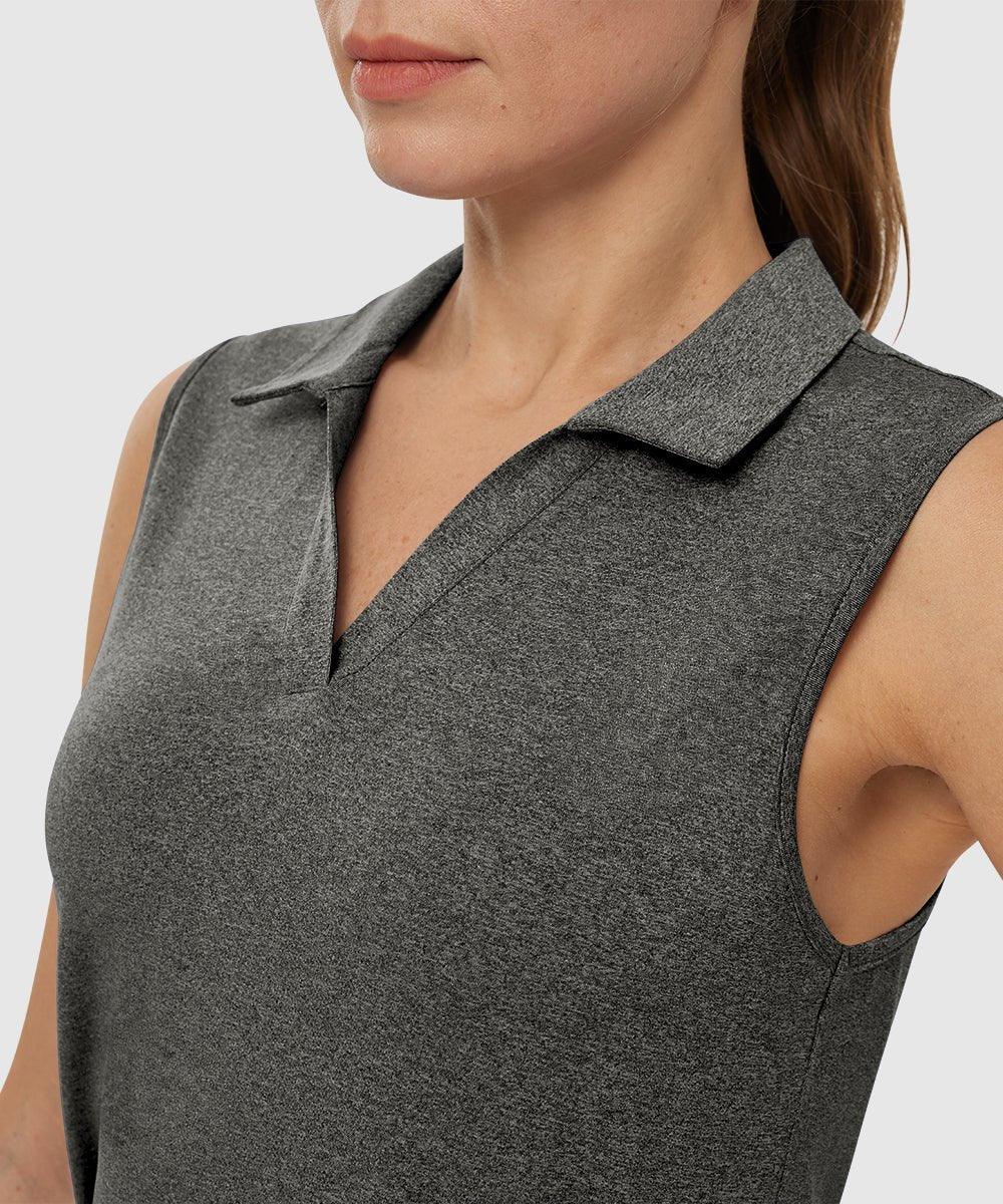 Women's Sleeveless Quick Dry Golf Shirt - TBMPOY