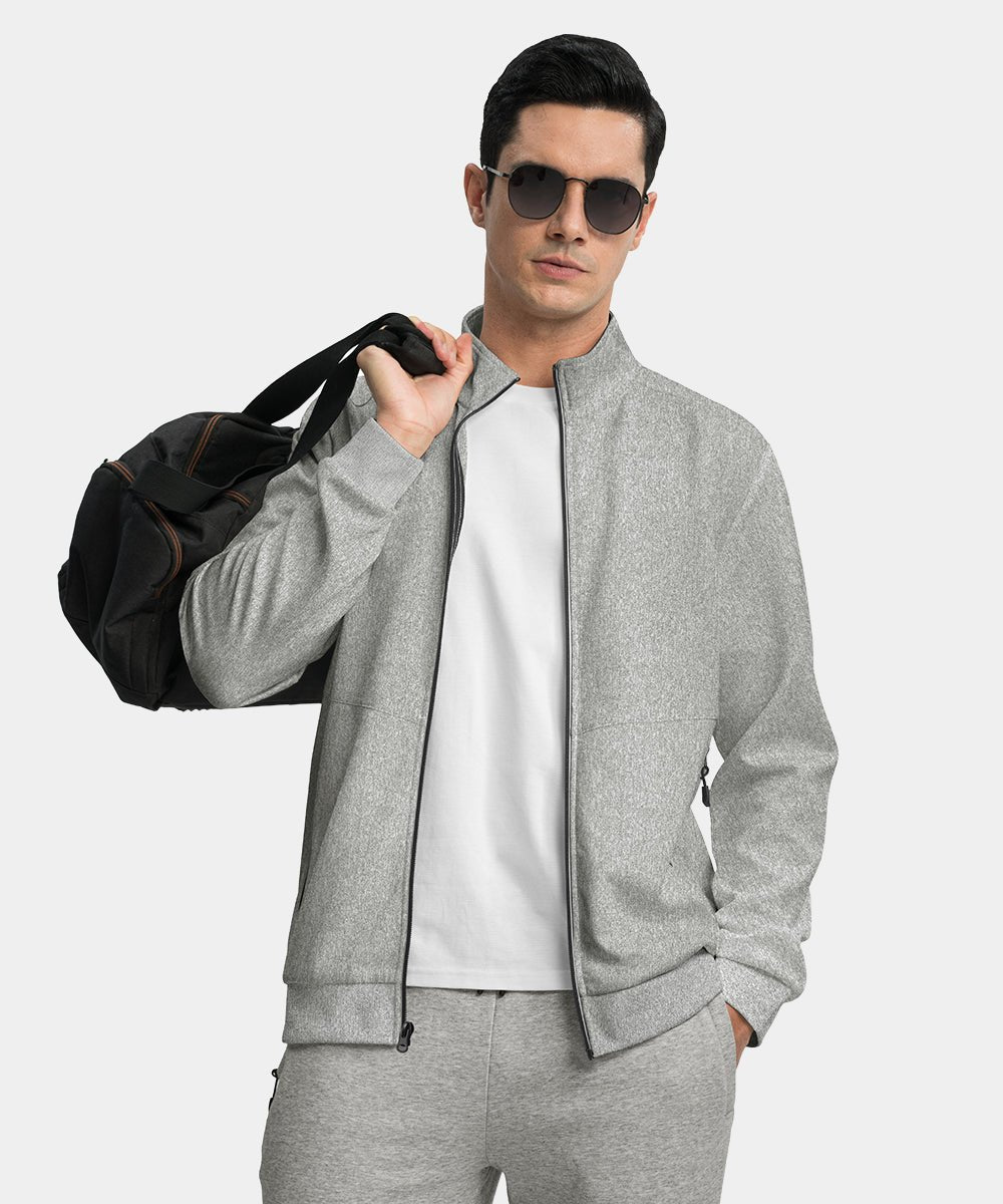 Men's Full Zip Elastic Sports Jacket - TBMPOY