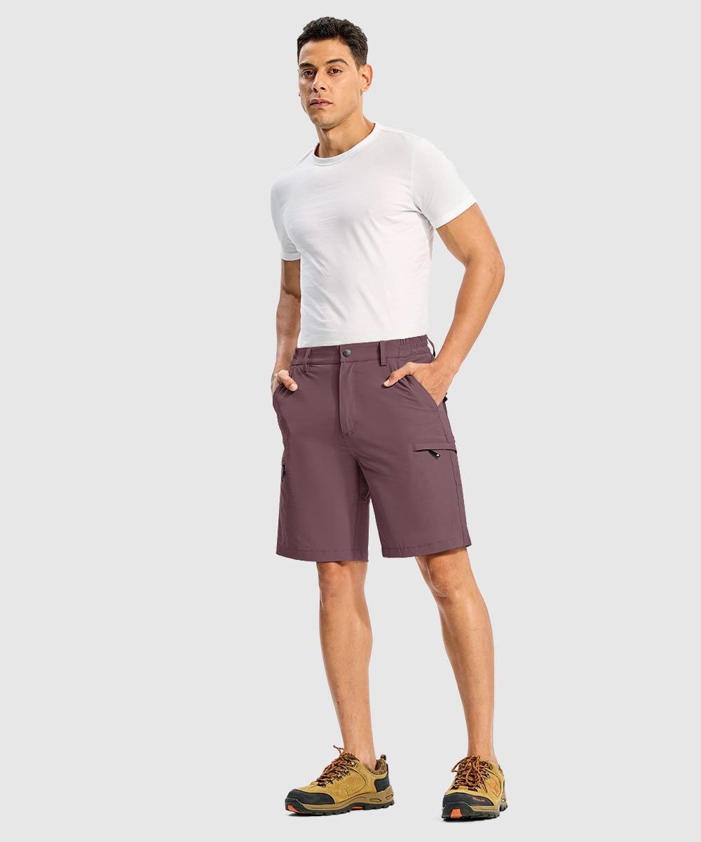Men's Stretchy Quick Dry Cargo Hiking Shorts - TBMPOY