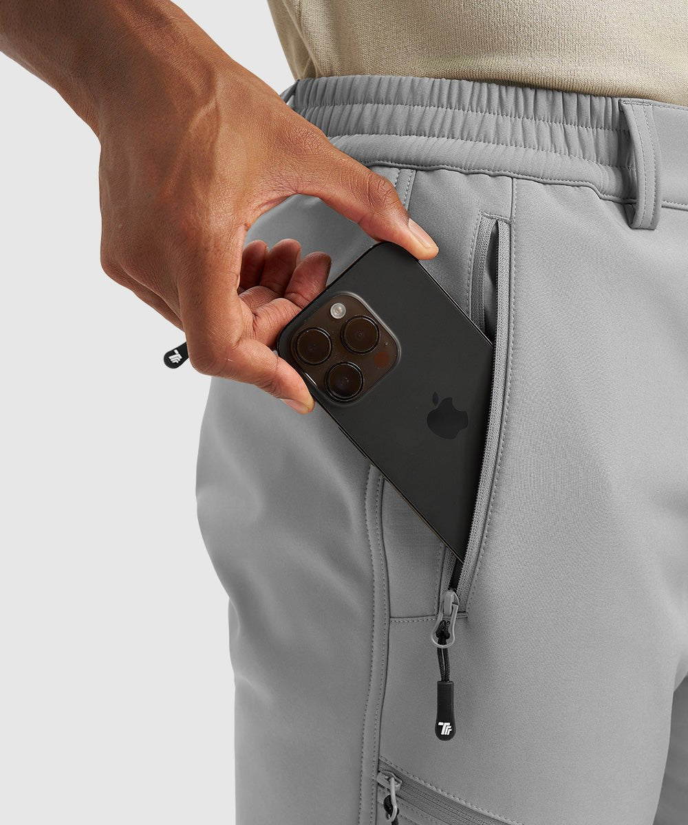 Men's Durable Fleece - Stretch Outdoor Hiking Pants - TBMPOY