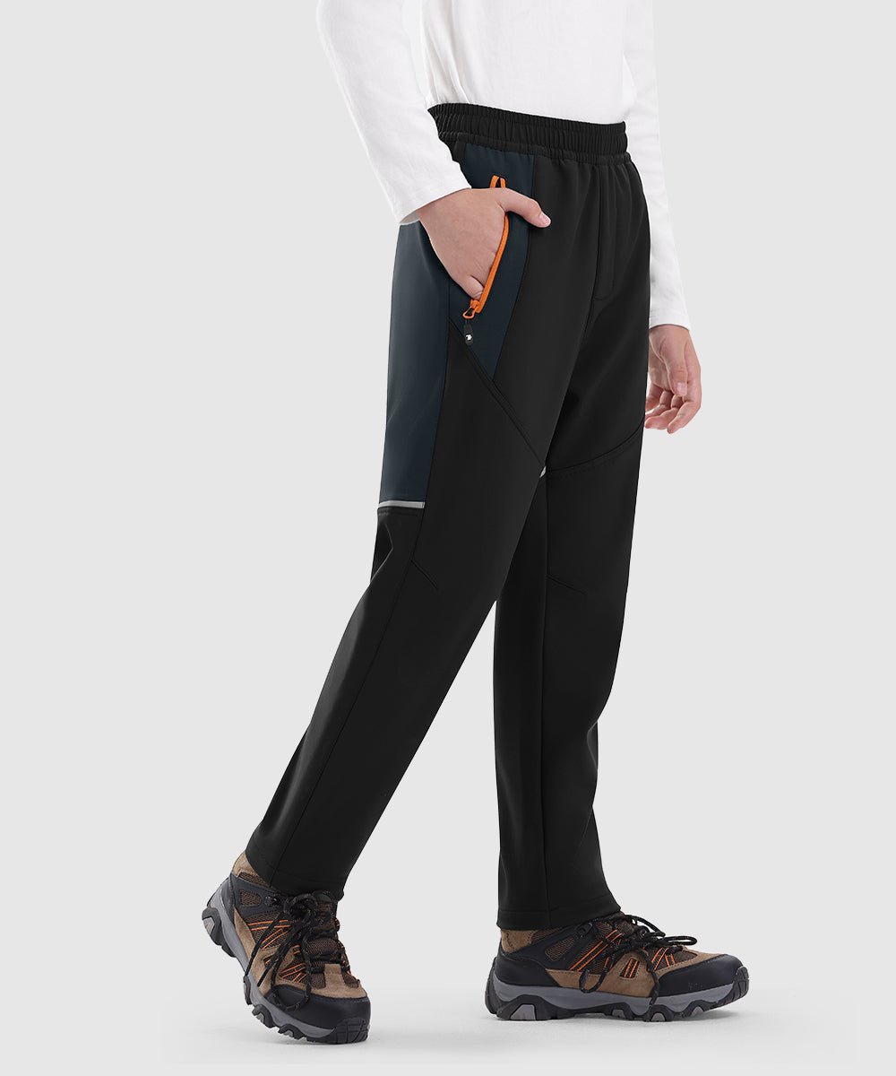 Boys' Outdoor Fleece - Lined Hiking Pants - TBMPOY