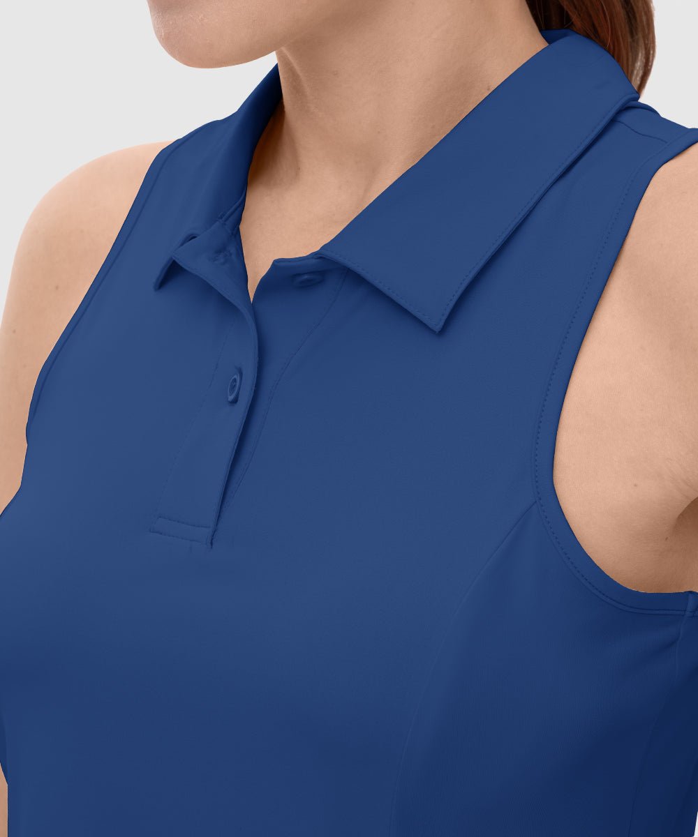 Women's Sleeveless Lightweight Quick Dry Golf Shirt - TBMPOY