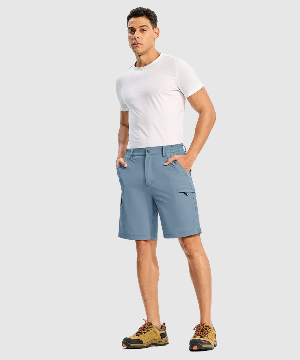 Men's Stretchy Quick Dry Cargo Hiking Shorts - TBMPOY