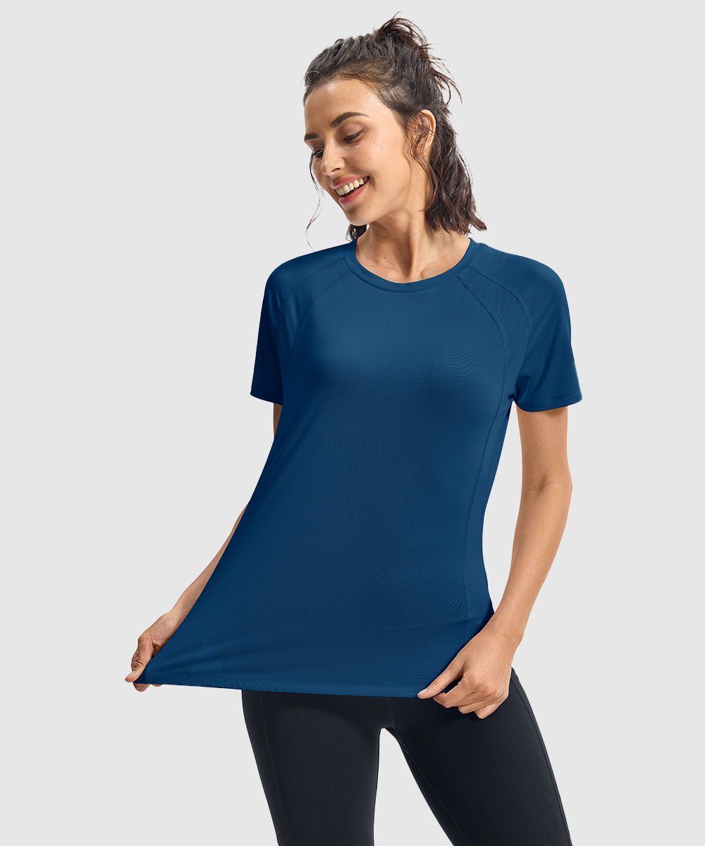 Women's Stretchable Gym Training Shirt - TBMPOY