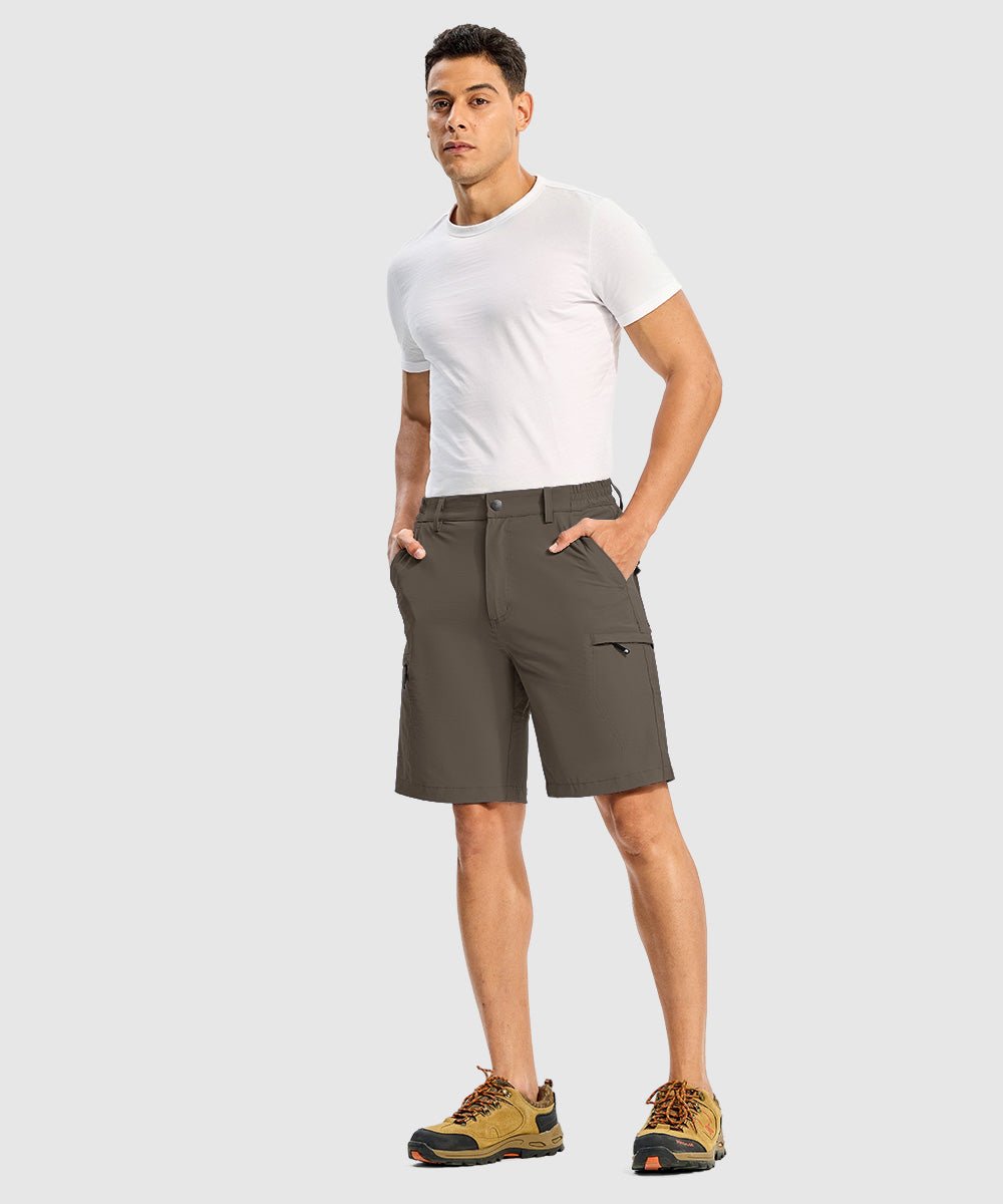 Men's Stretchy Quick Dry Cargo Hiking Shorts - TBMPOY