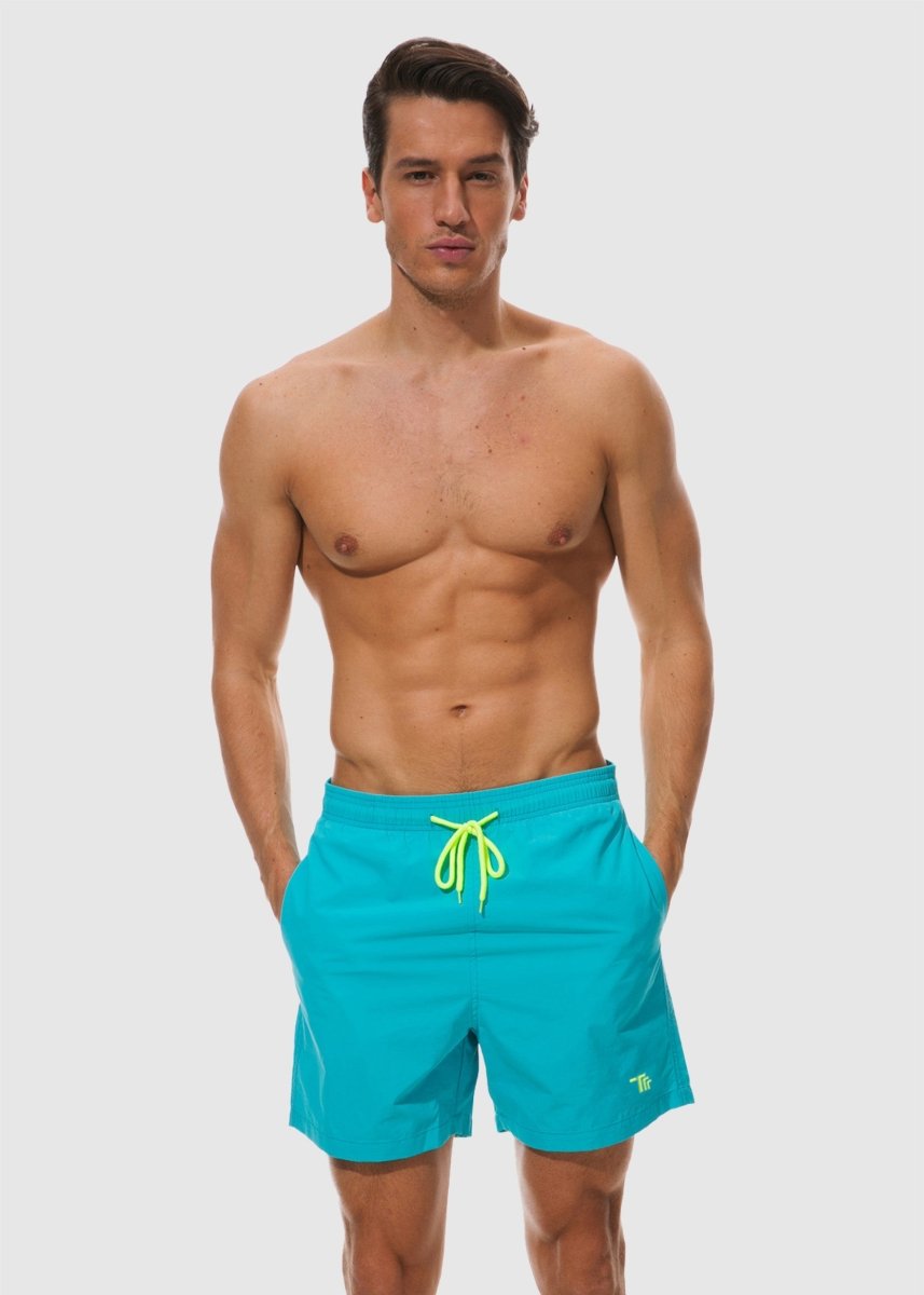 Men's Quick Dry Beach Shorts Swim Trunks - TBMPOY