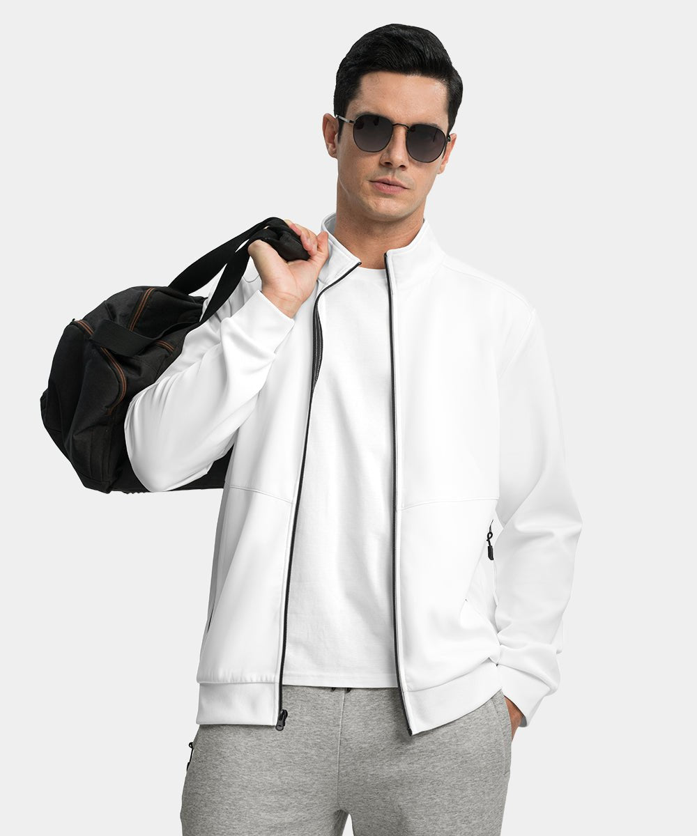 Men's Full Zip Elastic Sports Jacket - TBMPOY