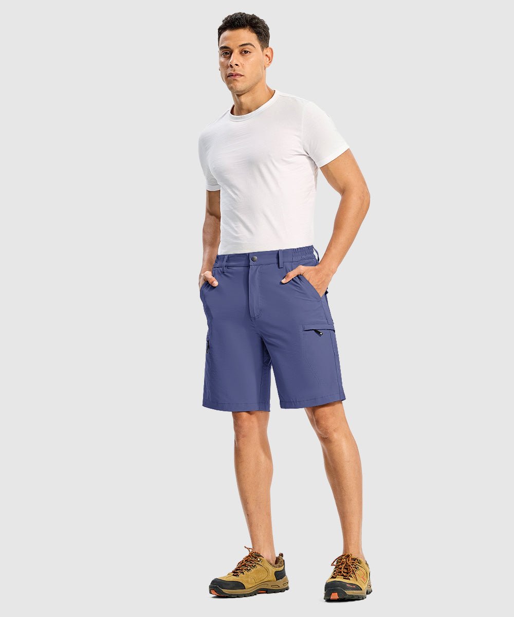 Men's Stretchy Quick Dry Cargo Hiking Shorts - TBMPOY