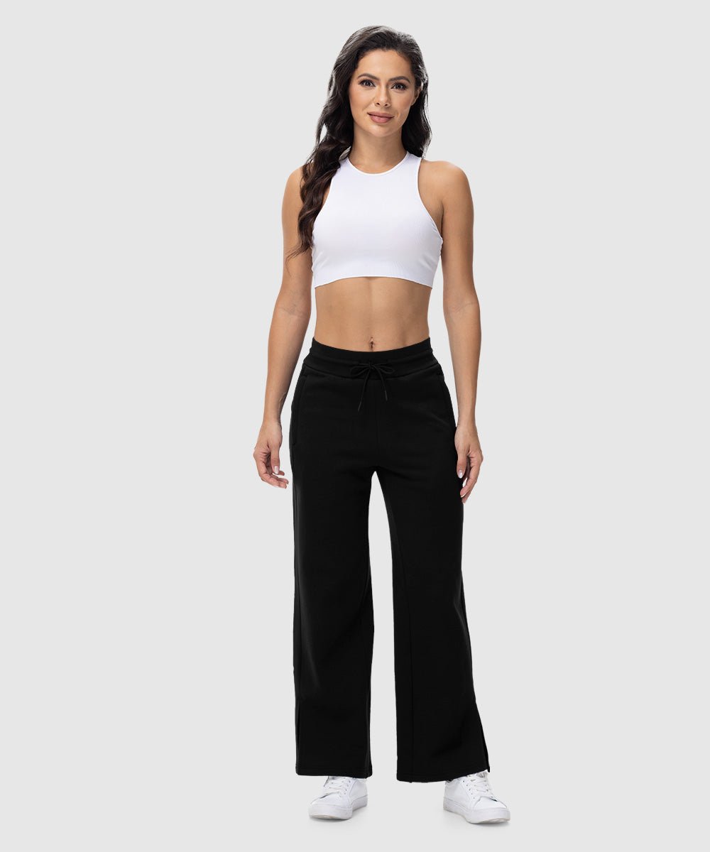 Women's Polar Fleece Straight Leg Sweatpants - TBMPOY