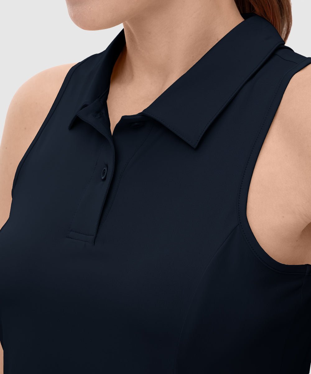 Women's Sleeveless Lightweight Quick Dry Golf Shirt - TBMPOY