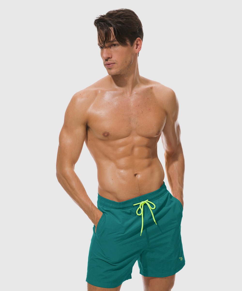 Men's Quick Dry Beach Shorts Swim Trunks - TBMPOY