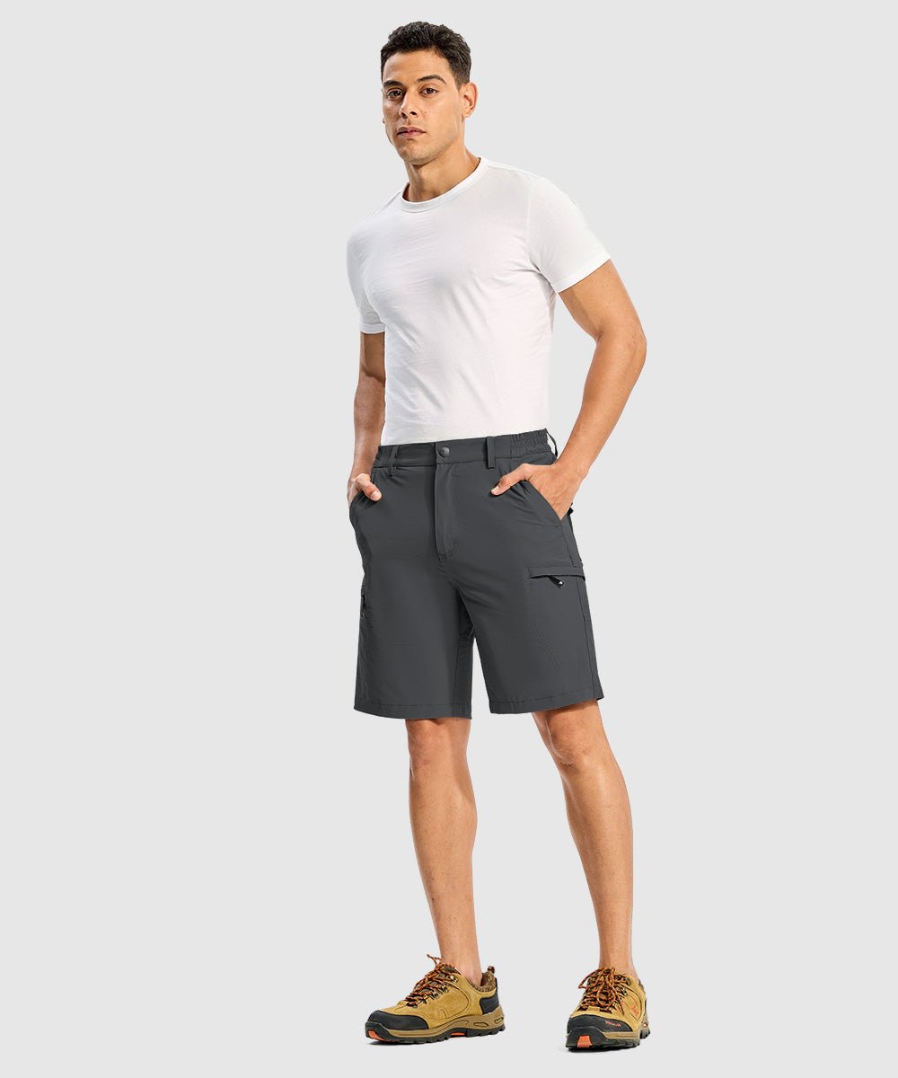 Men's Stretchy Quick Dry Cargo Hiking Shorts - TBMPOY