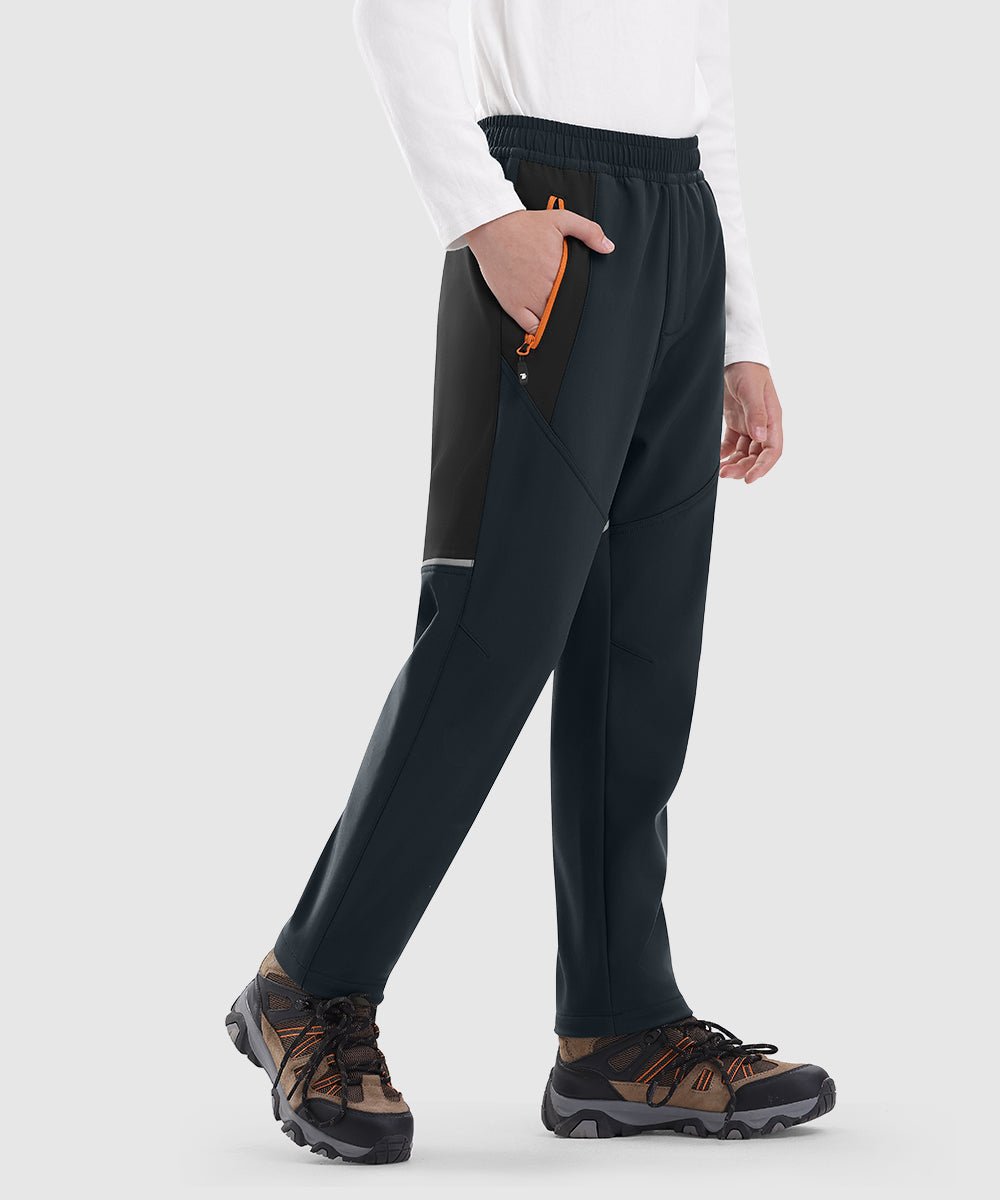 Boys' Outdoor Fleece - Lined Hiking Pants - TBMPOY
