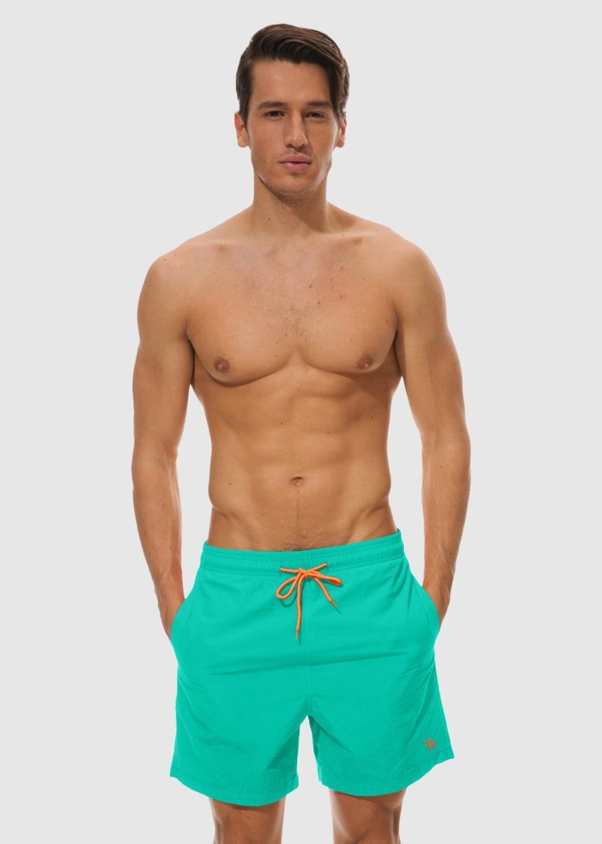 Men's Quick Dry Beach Shorts Swim Trunks - TBMPOY