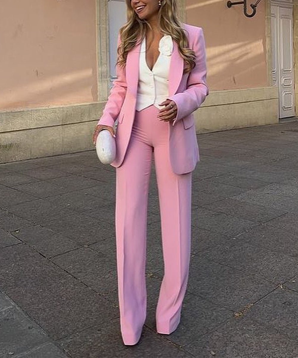 Women's Tailored Fit Elegant Suit - TBMPOY