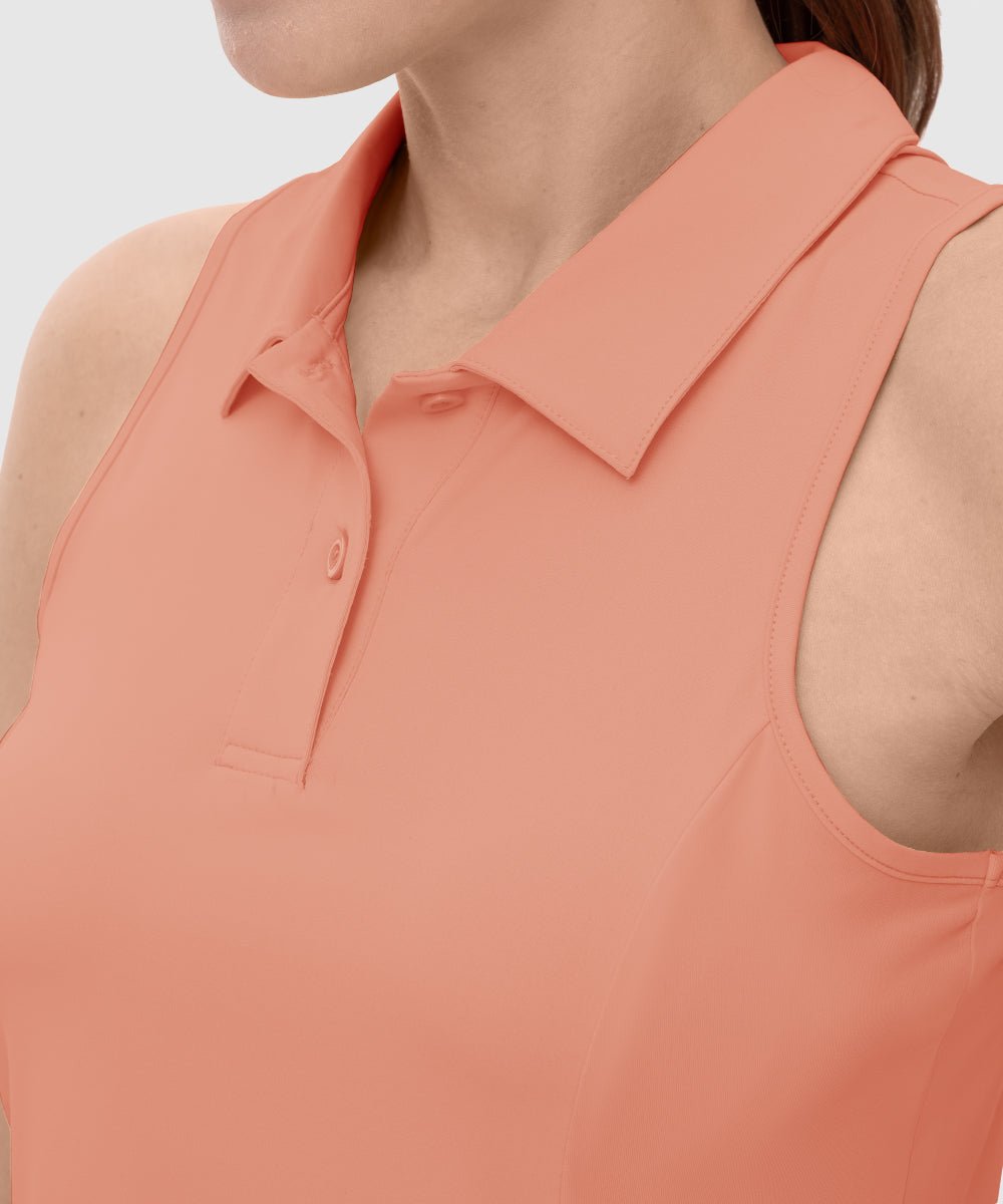 Women's Sleeveless Lightweight Quick Dry Golf Shirt - TBMPOY