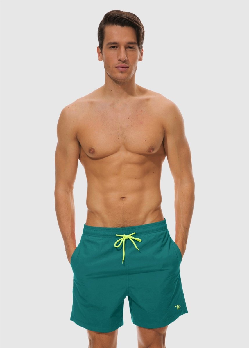 Men's Quick Dry Beach Shorts Swim Trunks - TBMPOY