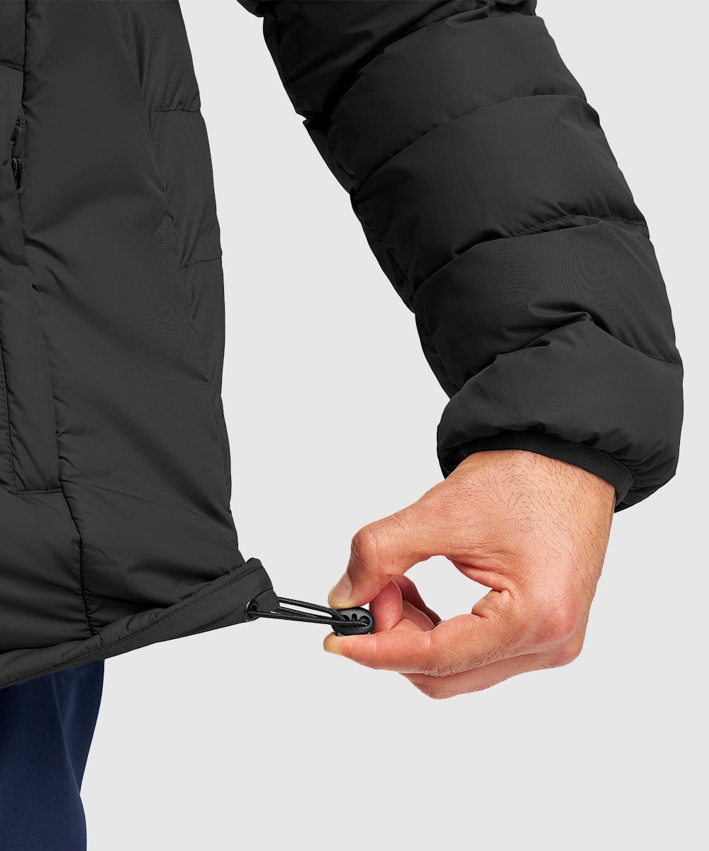 Men's Outdoor Insulated Puffer - Filled Jacket - TBMPOY