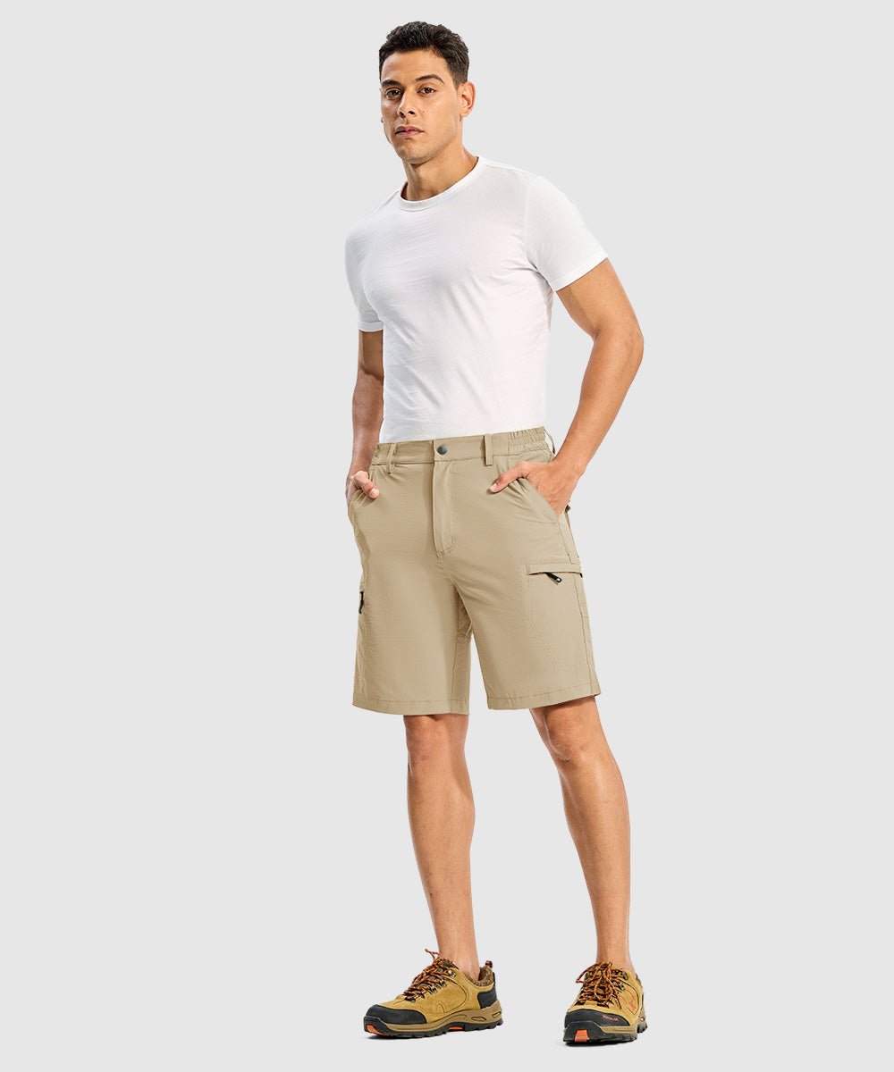 Men's Stretchy Quick Dry Cargo Hiking Shorts - TBMPOY