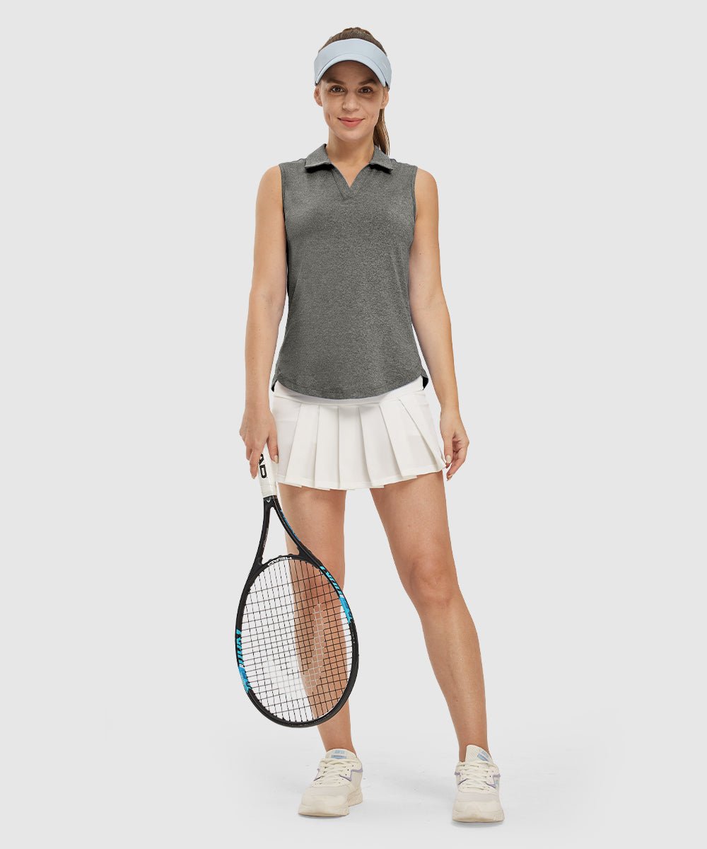 Women's Sleeveless Quick Dry Golf Shirt - TBMPOY