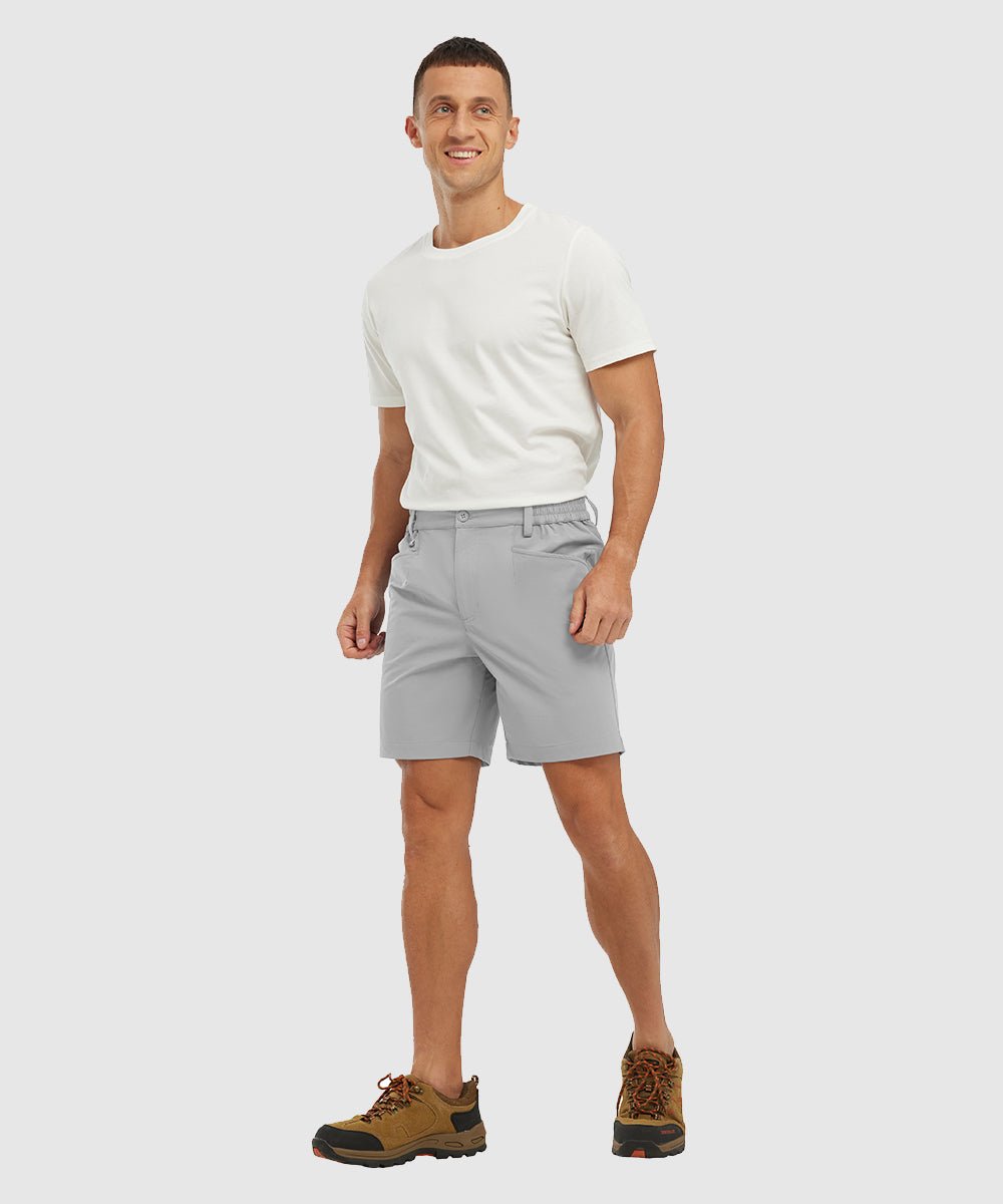 Men's 7“ Lightweight Flat Front Work Chino Shorts - TBMPOY
