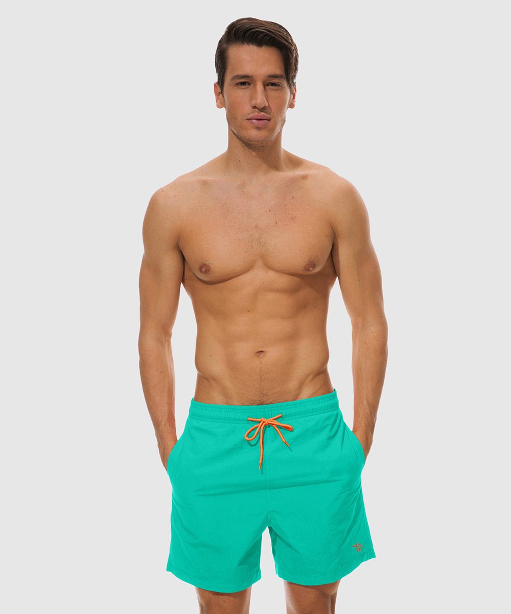 Men's Quick Dry Beach Shorts Swim Trunks - TBMPOY