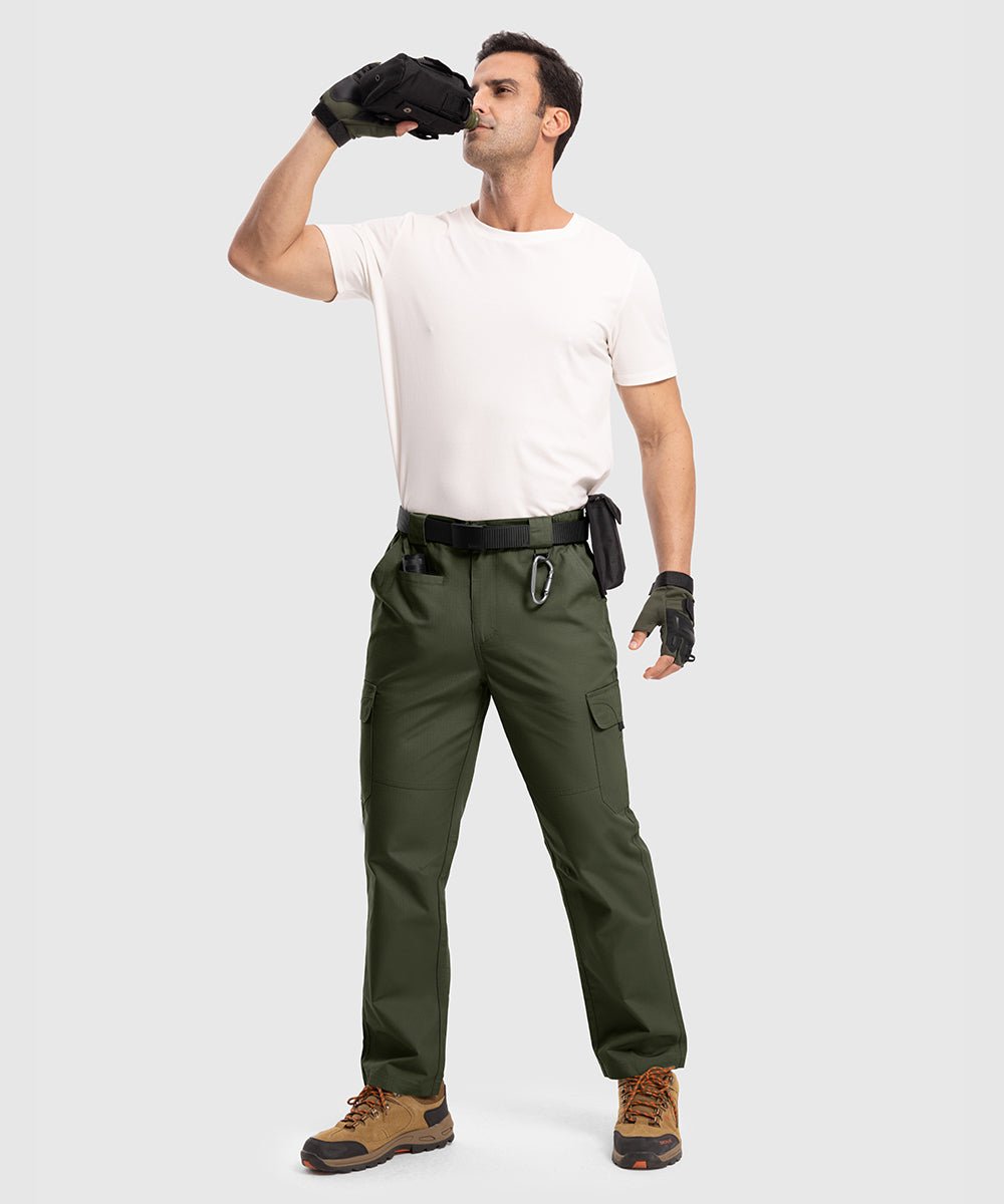 Men's Rip Stop Cargo Work Tactical Pants - TBMPOY