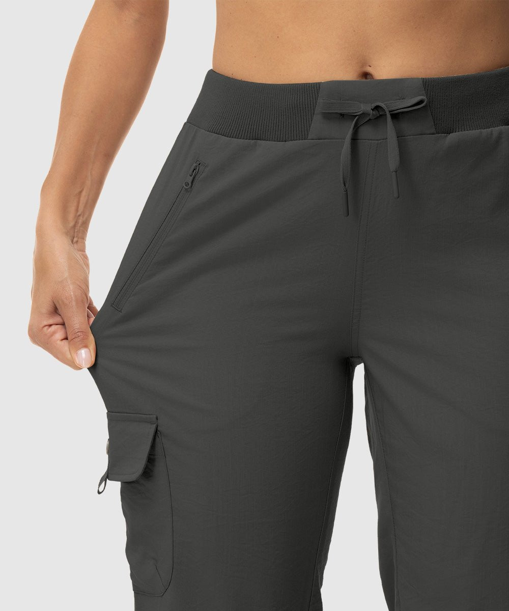 Women's Outdoor Athletic Travel Casual Cropped Pants - TBMPOY