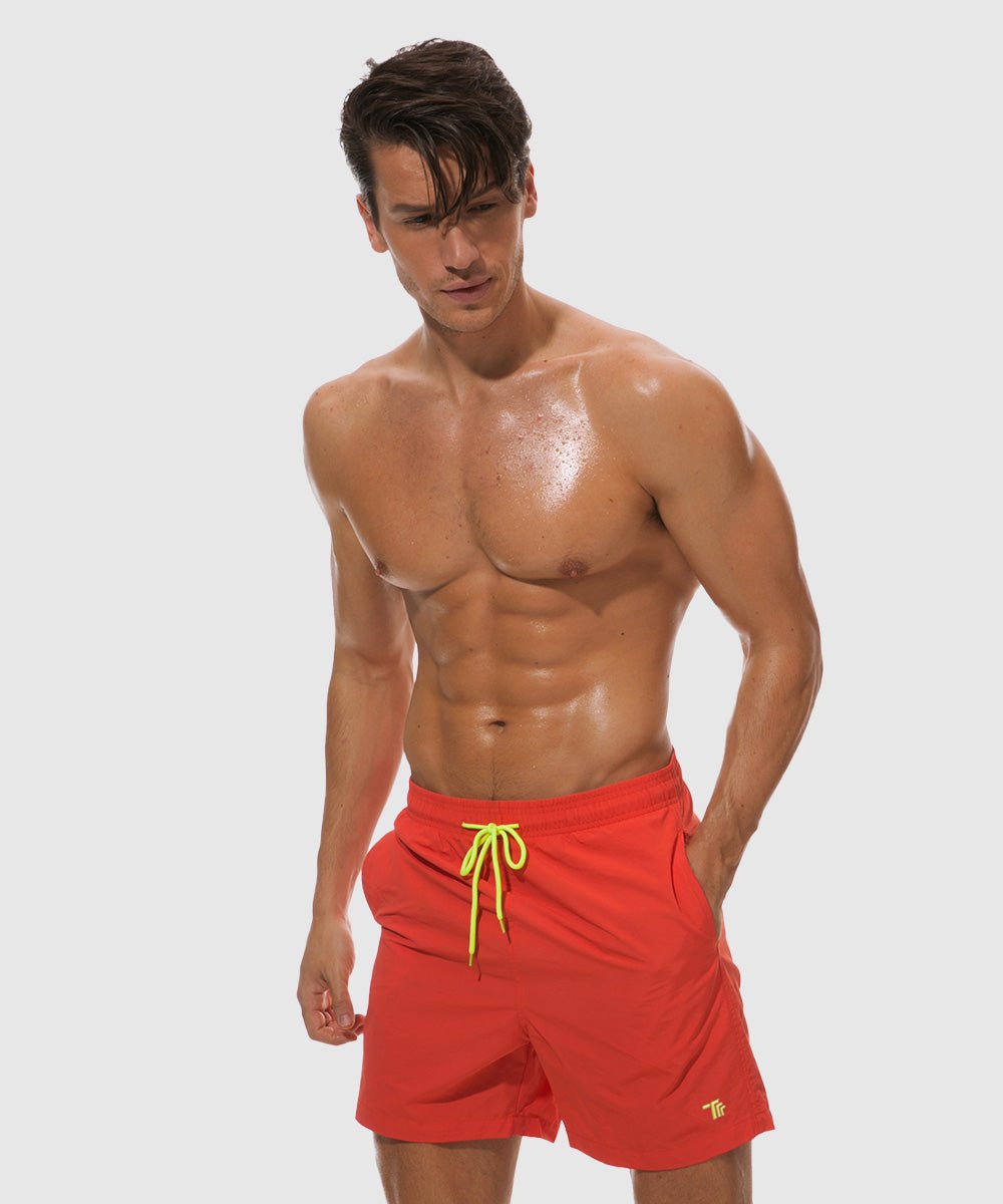 Men's Quick Dry Beach Shorts Swim Trunks - TBMPOY
