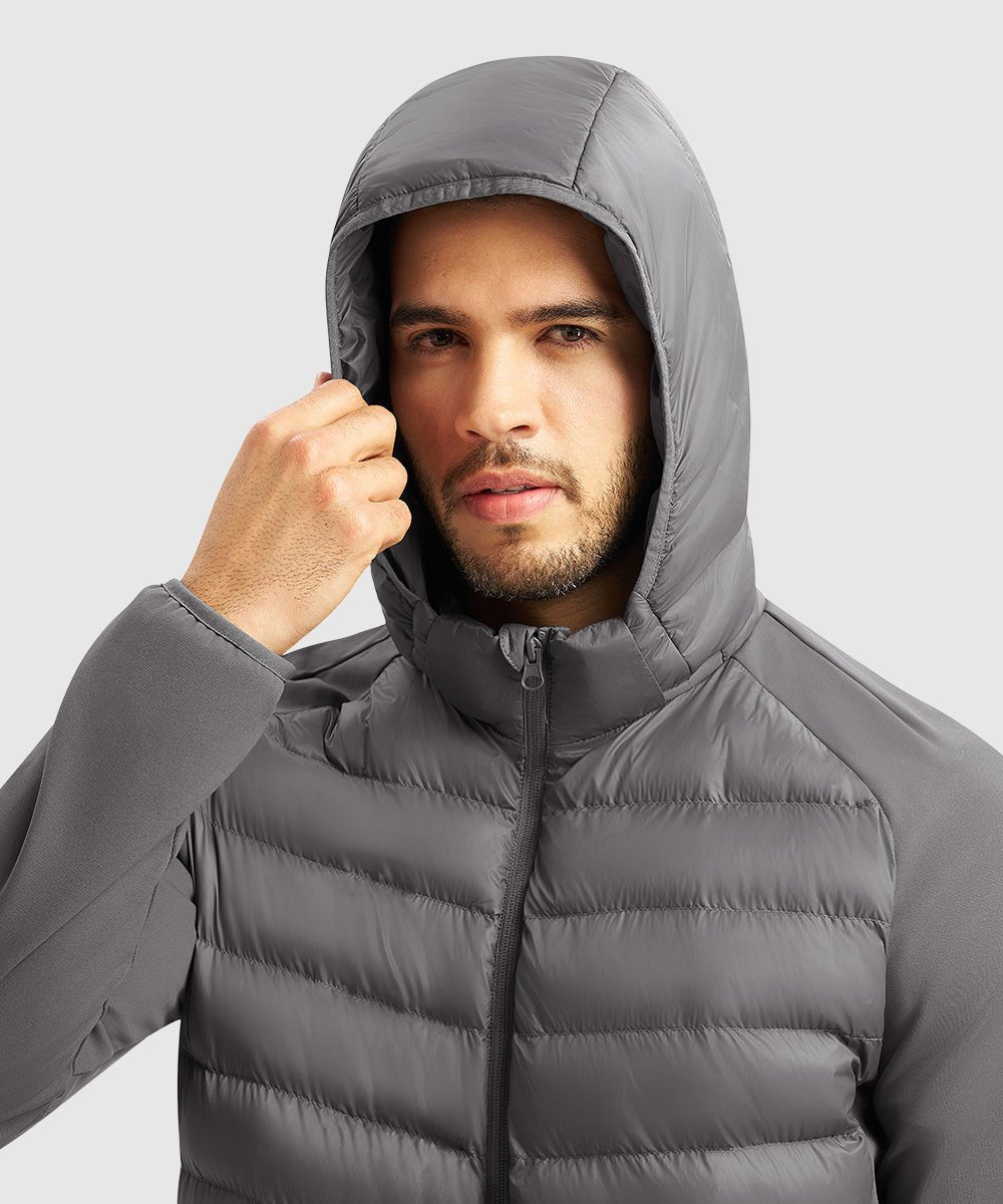Men's Versatile Water - Repellent Hooded Puffer Coat - TBMPOY