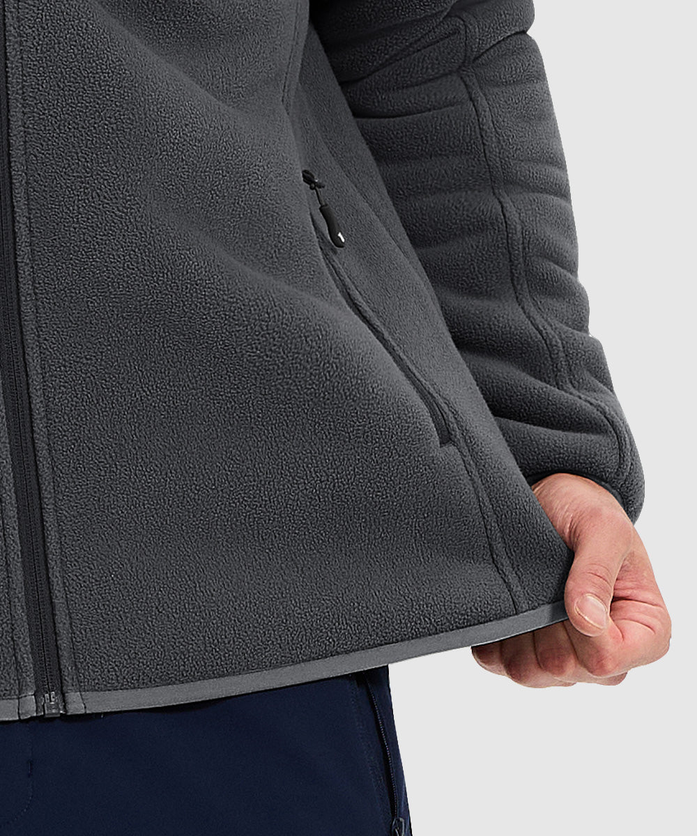 Men's Chest Pocket Fleece Jacket - TBMPOY