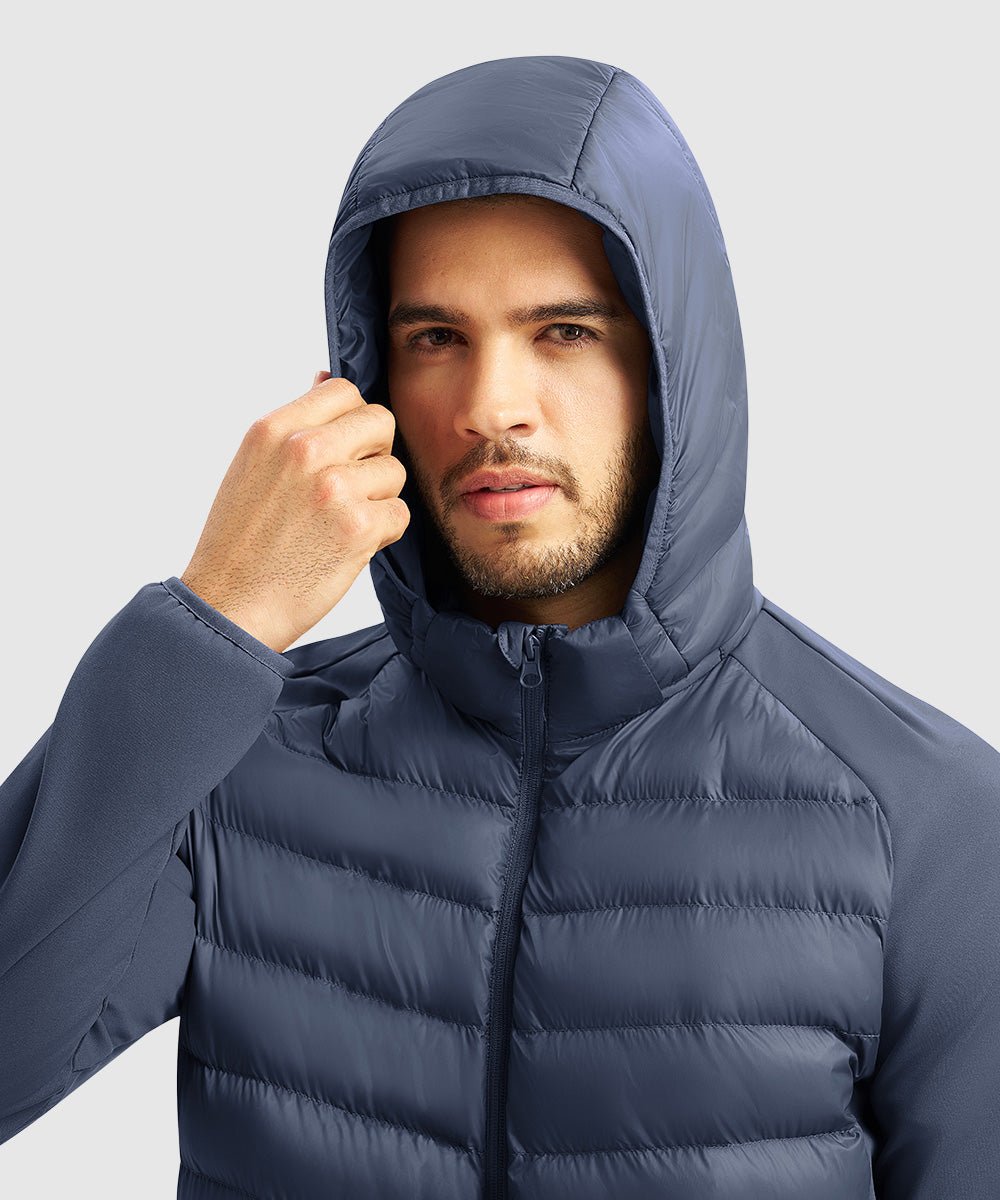 Men's Versatile Water - Repellent Hooded Puffer Coat - TBMPOY