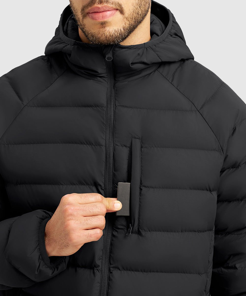 Men's Outdoor Insulated Puffer - Filled Jacket - TBMPOY