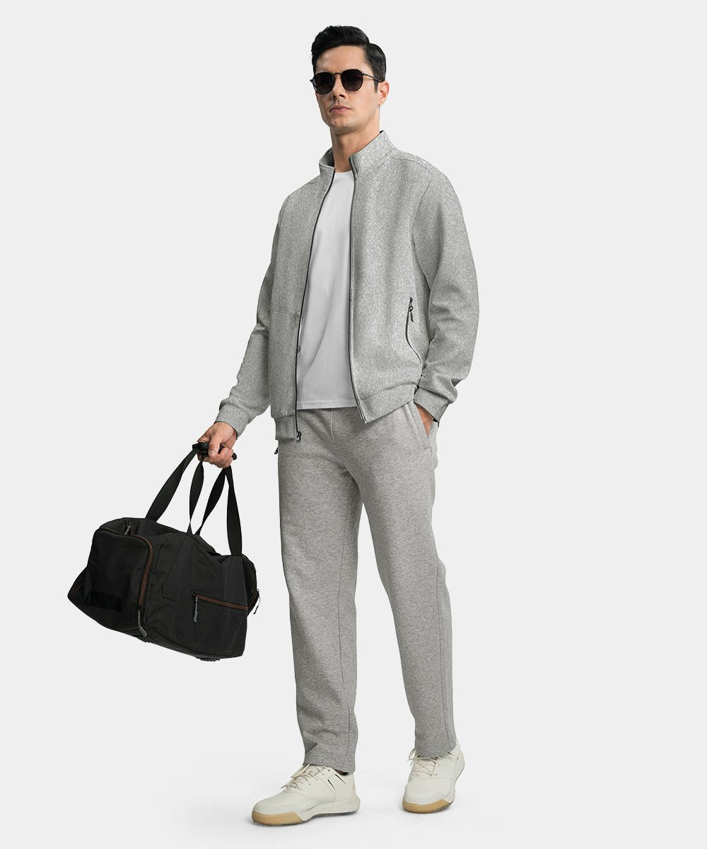 Men's Full Zip Elastic Sports Jacket - TBMPOY