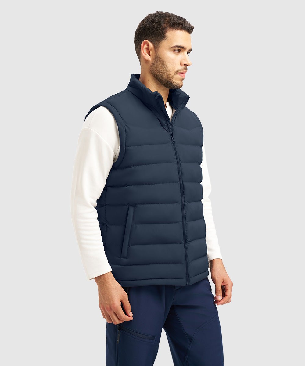 Men's Lightweight Puffer Quilted Sleeveless Jacket - TBMPOY