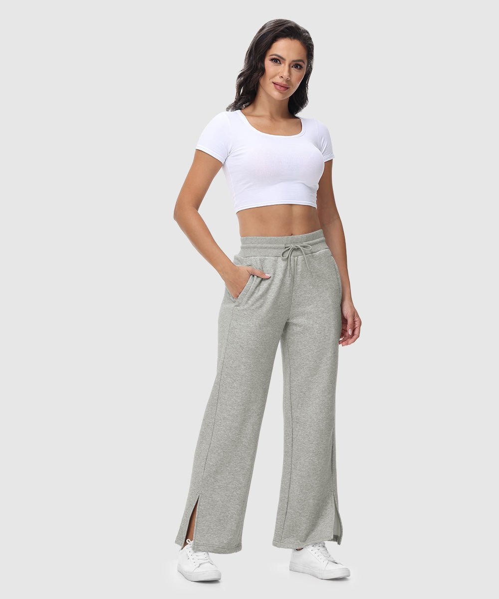 Women's Polar Fleece Straight Leg Sweatpants - TBMPOY