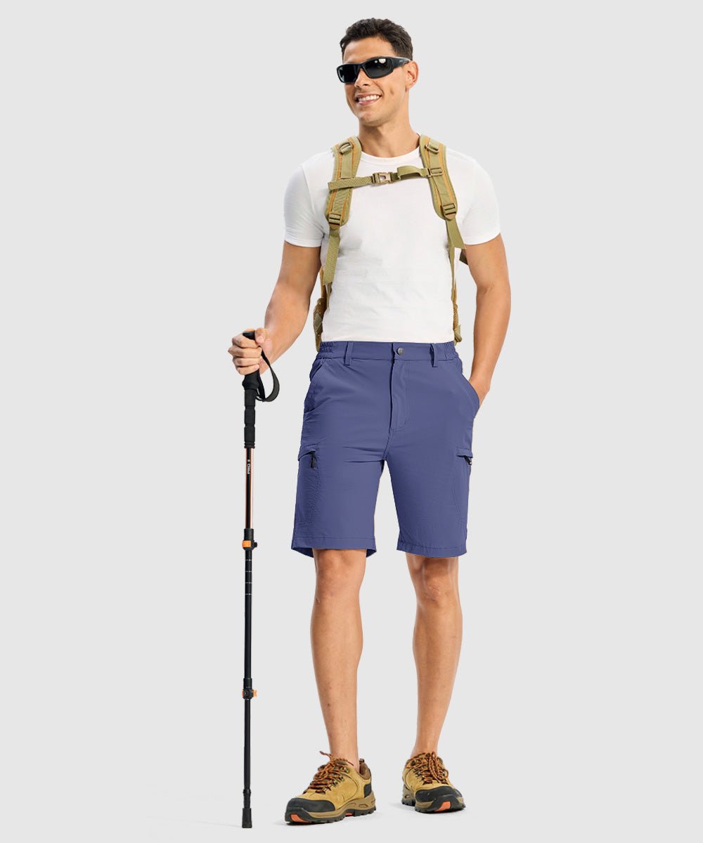 Men's Stretchy Quick Dry Cargo Hiking Shorts - TBMPOY