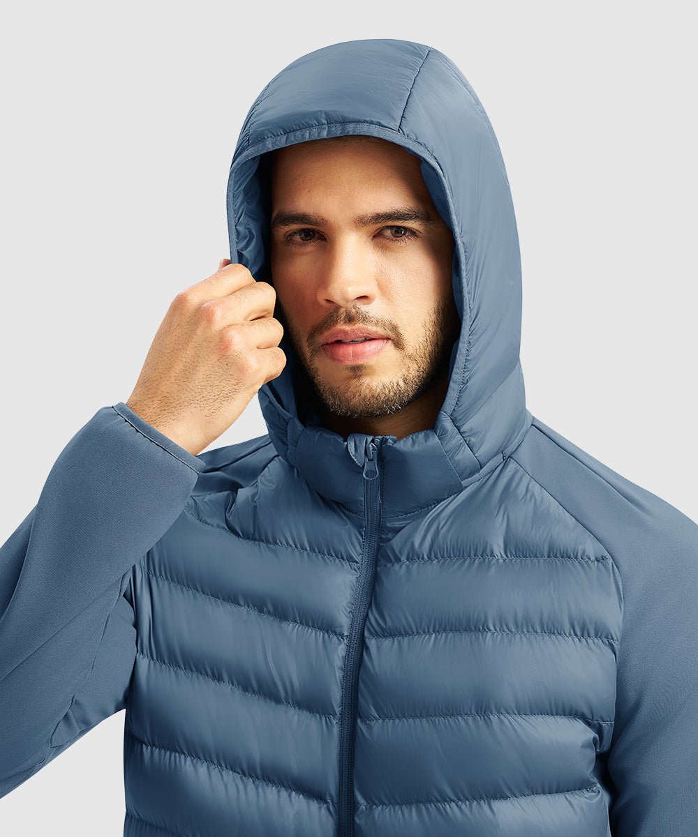 Men's Versatile Water - Repellent Hooded Puffer Coat - TBMPOY