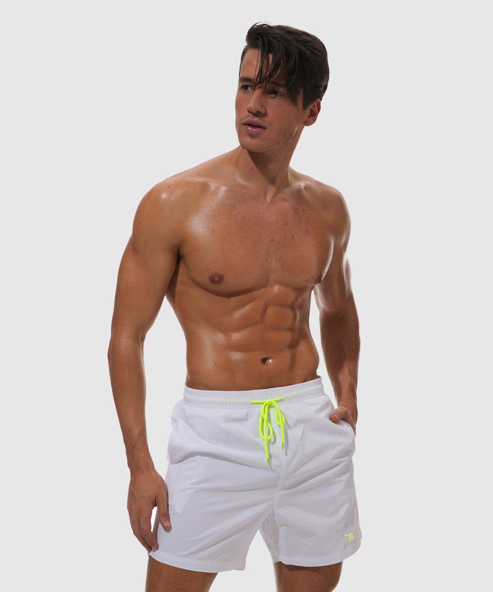 Men's Quick Dry Beach Shorts Swim Trunks - TBMPOY