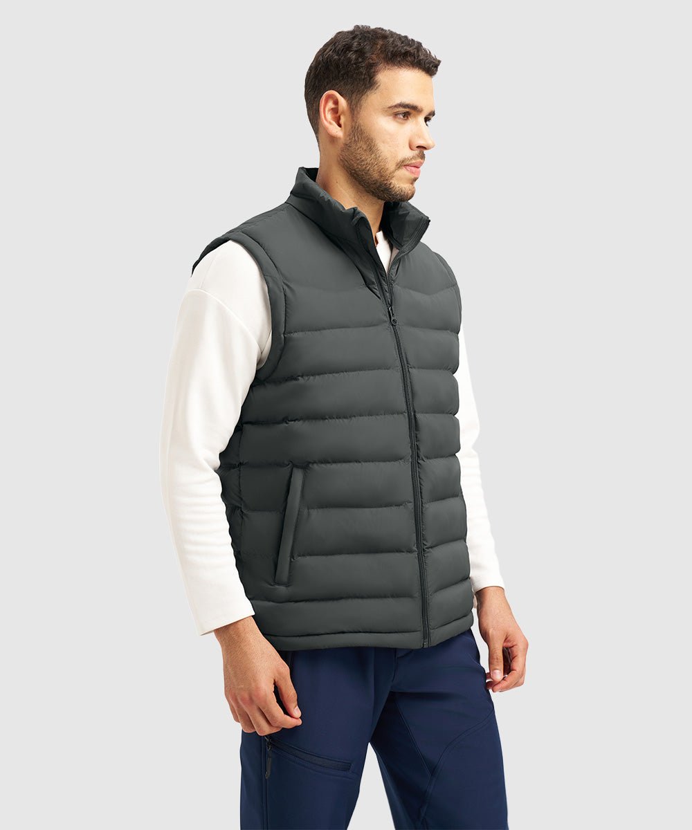 Men's Lightweight Puffer Quilted Sleeveless Jacket - TBMPOY