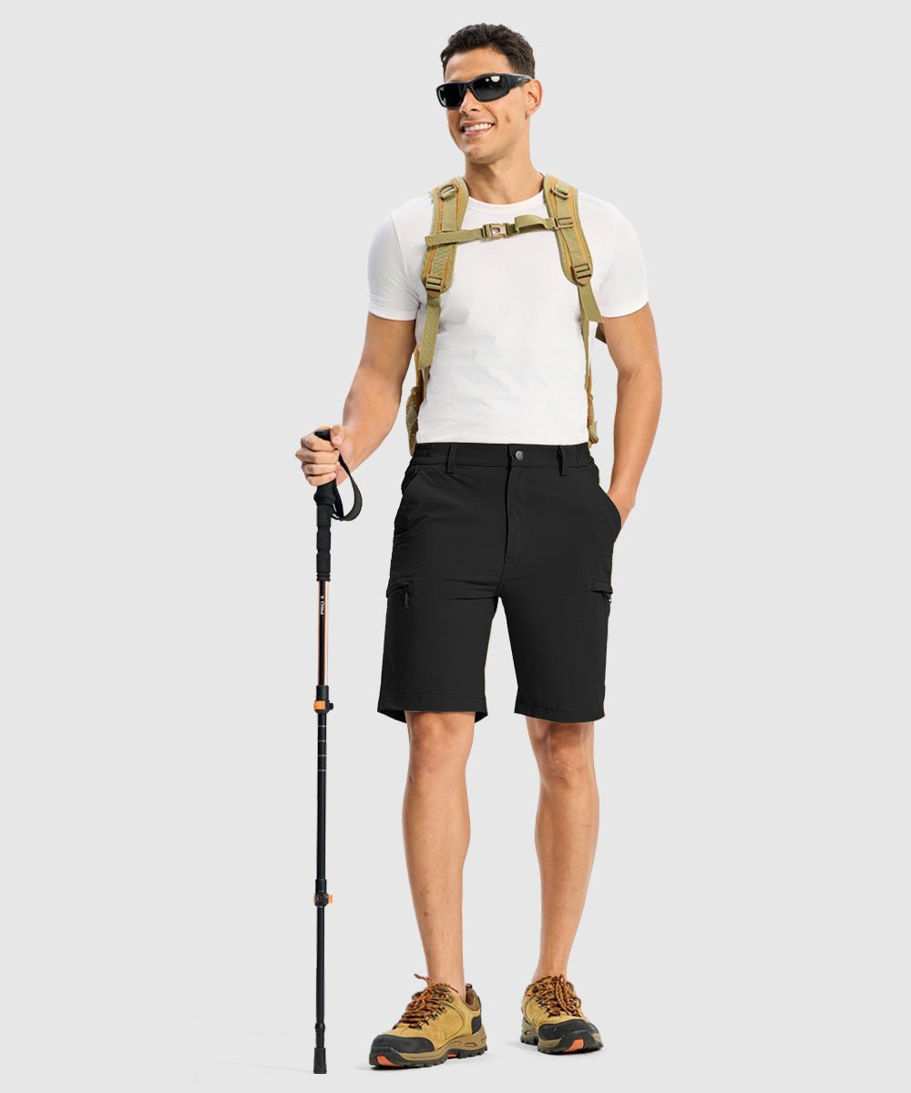 Men's Stretchy Quick Dry Cargo Hiking Shorts - TBMPOY