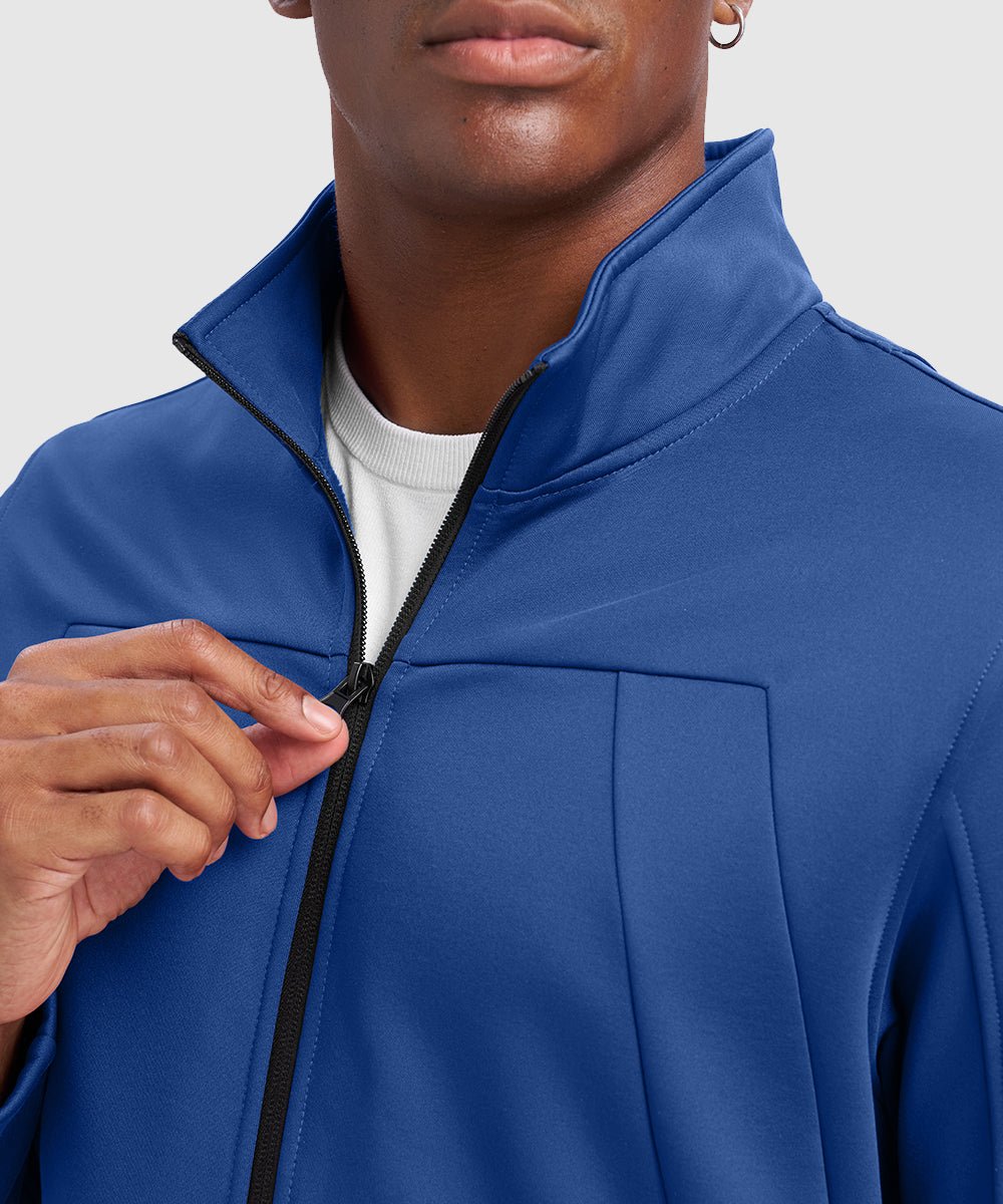 Men's Stand Collar Cold - proof Running Fitness Suit - TBMPOY