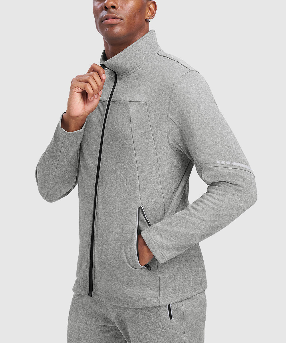 Men's Stand Collar Cold - proof Running Fitness Suit - TBMPOY
